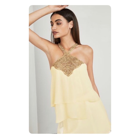 BCBGMaxAzria Beverle Soutache Tiered Top - Picture 3 of 6